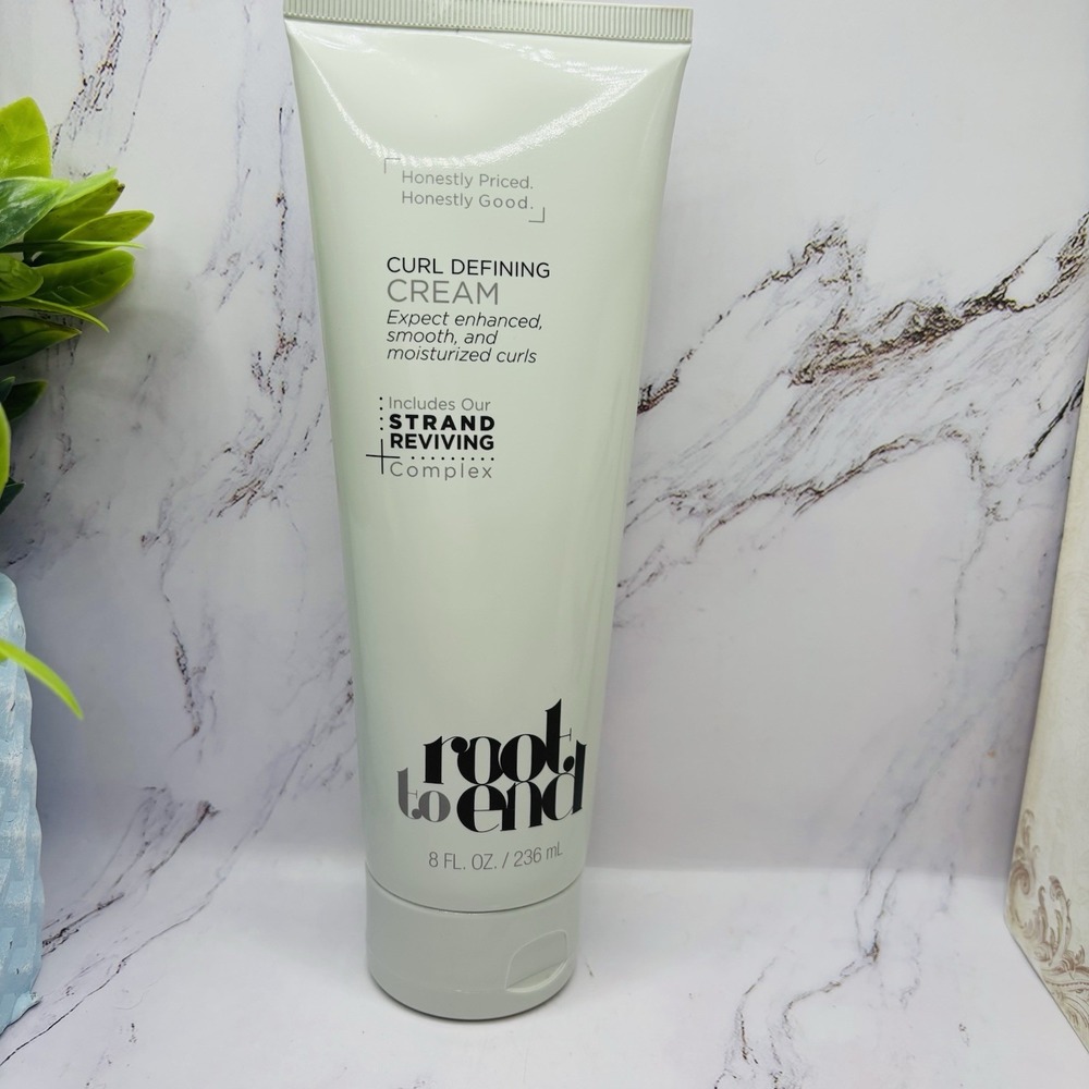 Root To End Curl Defining Cream 8 oz w/ Strand Reviving Complex NEW